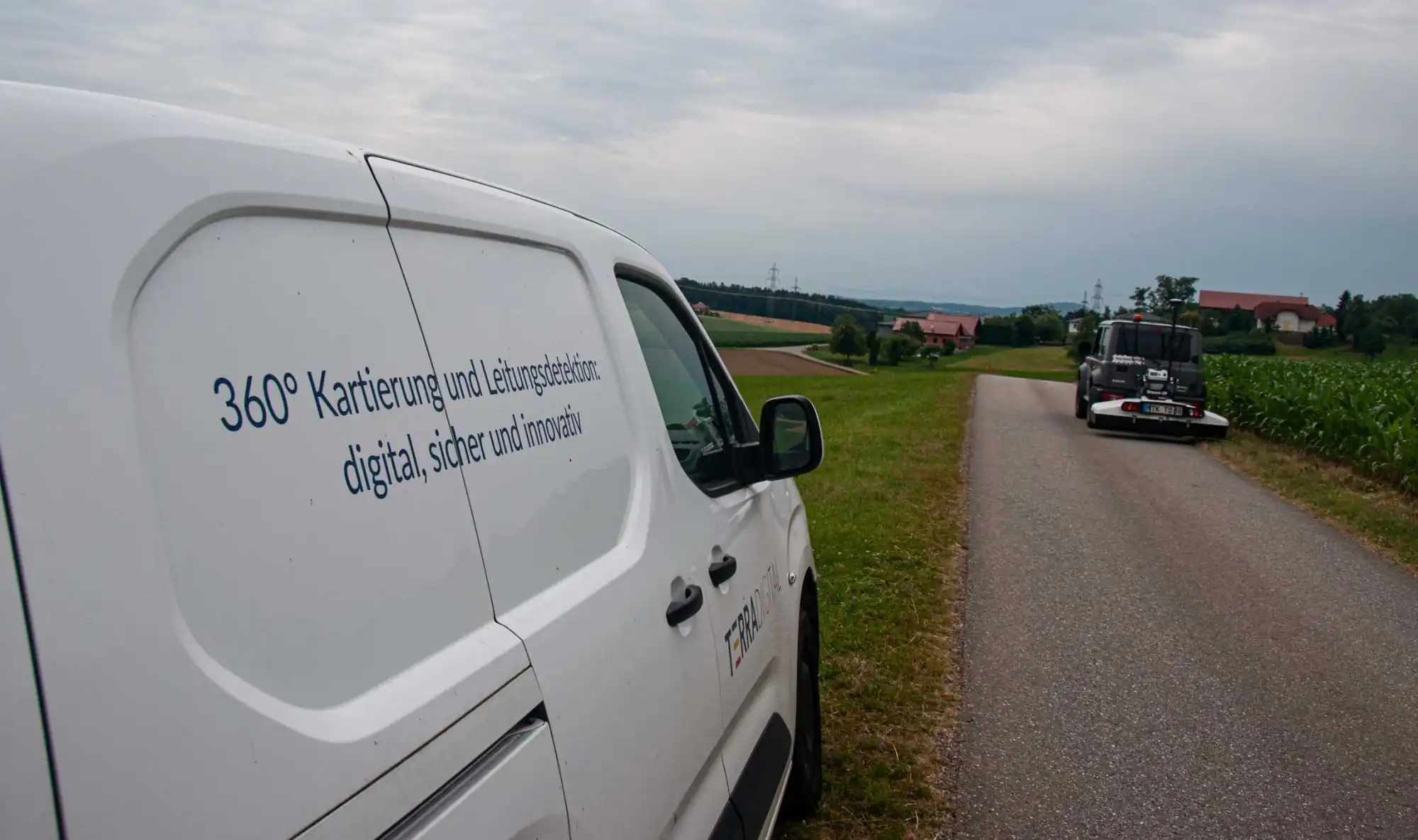Mobile Mapping System stationiert hinter dem Stream UP System